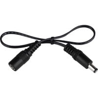 2.1 x 5.5mm DC Male to Female Extension Cable 22 AWG 1 ft.